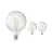 Multipack 3x Calex Smart Tuya Wifi E27 Globe con Filamento 7.5W 1055lm - 818-830 Ajustable Blanco | Regulable - Reemplazo 75W 