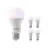 Multipack 5x Calex Smart Tuya Wifi E27 Pera 8.5W 806lm - 822-840 Ajustable Blanco | RGBW - Regulable - Reemplazo 60W