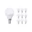 Multipack 10x Noxion Lucent Lustre LED E14 Esférica Mate 2.5W 250lm - 827 Luz muy Cálida | Reemplazo 25W