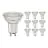 Multipack 10x Noxion PerfectColor Foco LED GU10 PAR16 3W 230lm 36D - 927 Luz muy Cálida | Mejor reproducción de color - Regulable - Reemplazo 35W