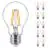 Multipack 10x Philips MASTER Value LED Bulbo E27 Pera Clara 3.4W 470lm - 927 Luz muy Cálida | Mejor reproducción de color - Regulable - Reemplazo 40W