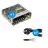Mean Well Driver | LRS7524 | IP20 | 24V | 75W + Cable De Alimentación 2m con Tierra