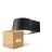 Multipack 4x D'Lite Luz De Pared Lira Negro 7W 600lm 830 Luz Cálida | IP54