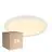 Multipack 3x Nordlux Plafón LED Techo/Pared Oja 29 18W 827 1700lm Blanco IP20 | 3 pasos Regulable - Luz muy Cálida