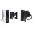 D'Lite Luz De Pared Prisma Metal Negro | IP20 - Apta para 1x GU10