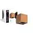 D'Lite Luz De Pared Elingen Bronze Up & Down 4.9W 480lm - 830 warm Blanco | IP54