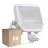 Multipack 8x Ledvance Proyector LED Aluminium Blanco 41W 5500lm 100D - 830 Luz Cálida | IP65 - Sensor De Movimiento Y Luz - Simétrico