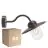 Multipack 6x Nordlux Luxembourg Luz De Pared Metal y Vidrio Oxidado | IP54 - Apta para E27