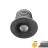 EcoDim Empotrado Foco Mini Antracita 2.5W 155lm 30D - 827 Luz Muy Cálida | 35mm - Recorte 28mm - IP67 - Regulable
