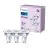 Multipack 3x Philips Foco LED GU10 PAR16 5W 390lm 36D - 840 Blanco Frio