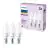 Multipack 3x Philips Bulbo LED E14 Vela Mate 5W 470lm - 827 Luz Muy Cálida