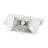 Downlight LED Wallwasher Wally Medio Blanco 27W 3700lm 78x100D - 830 Luz Cálida - 238x145mm