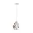 Eglo Colgante De Luz Carlton 1 Acero Blanco Oro | IP20 - Apta para 1x E27 