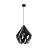 Eglo Colgante De Luz Carlton 5 Acero Negro | IP20 - Apta para 1x E27 
