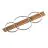 Eglo Luz de techo Boyal Madera Negro, Oxidado 24W 3400lm - 830 Luz Cálida