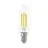 Eglo LED Vela E14 Con Filamento Clara 2.2W 470lm - 830 Luz Cálida | Reemplazo 40W