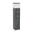 Eglo Lámpara de pedestal Park 5 Aluminium Negro con Toma De Corriente | IP54 - Apta para 1x E27