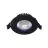 Noxion LED Ajustable Slim Spot Negro 6W 550lm - 930 Luz Cálida | Recorte 75mm - IP54 - Mejor reproducción de color 