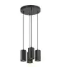 SLV Asto Aluminium Negro | Apta para 4x GU10