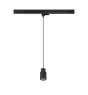 SLV Foco de carril Colgante De Luz Puri 2.0 3 Fases Aluminium Negro | Apta para 1x GU10 - Regulable