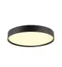 SLV Decona Pared y Luz de techo Aluminium Negro Esférica 23W 2260lm - 930 Luz Cálida | IP44 - Mejor Reproducción De Color - Regulable 