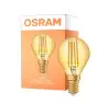 Osram Vintage 1906 LED E14 Esférica con Filamento Oro 4W 420lm - 825 Luz muy Cálida | Reemplazo 35W