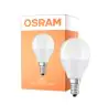 Osram Retrofit LED E14 Esférica Mate 4.9W 470lm - 827 Luz Muy Cálida | RGBW - Regulable - Mando A Distancia - Reemplazo 40W