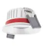Ledvance Foco LED Fire Rated Aluminium Blanco 8W 640lm 36D - 927 Luz muy Cálida | Recorte 68mm - IP65 - Mejor reproducción de color - Regulable