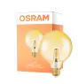 Osram Vintage 1906 LED E27 Globe con Filamento Oro 125mm 2.8W 200lm - 824 Luz muy Cálida | Reemplazo 25W