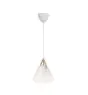 DFTP by Nordlux Strap 27 Colgante De Luz Vidrio y Metal Blanco | Apta para E27
