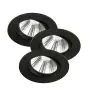 Multipack 3x Nordlux Foco Fremont Metal Negro 4.5W 345lm 36D - 827 Luz Muy Cálida | 85mm - IP23- Regulable