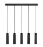Nordlux Tilo Colgante De Luz Metal Negro | Apta para 5x GU10