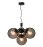 Nordlux Colgante de luz Ivona 4x E27 Negro - Metal | Max. 28W