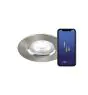 Nordlux Don Smart Foco LED Brushed Nickel 4.7W 320lm 60D - 822-865 Ajustable Blanco + RGB | 85mm - IP65