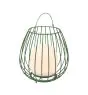 Nordlux Lámpara De Mesa Jim To-Go Portable Batería Metal Verde 3W 300lm - 827 Luz Muy Cálida | 3 Pasos Regulable 