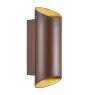 Nordlux Nico Luz De Pared Aluminium Oxidado Up & Down | IP54 - Apta para 2x GU10