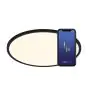 Nordlux Oja Smart 42 Luz de techo Metal Negro 20W 2300lm - 827-865 Ajustable Blanco | 424mm - Wifi y Azultooth Regulable