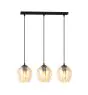 Emibig Colgante De Luz Istar Acero Negro | Apta para 3x E27 - Max 10W