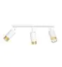 Emibig Luz de techo Hiro Acero Blanco | Apta para 3x GU10 - Max 10W
