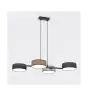 Emibig Colgante De Luz Drumz Acero Negro | Apta para 4x E14 - Max 10W