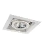 Noxion Empotrado Spot sin marco Pro 1x AR111 Ajustable Blanco | Recorte 164x164mm - G53 Casquillo