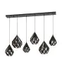 Eglo Colgante De Luz Carlton 1 Acero Negro Cobre | IP20 - Apta para 6x E27 