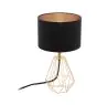 Eglo Lámpara De Mesa Carlton 2 Acero Cobre Negro | IP20 - Apta para 1x E14 