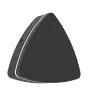 Eglo Luz De Pared Pedersano Aluminium Negro 8W 800lm - 827-840-865 CCT | IP44