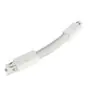 Conector trifásico esquina V flexible - Blanco