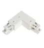 Conector trifásico esquina 90D V - externo - Blanco