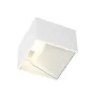 SLV Logs In Luz De Pared Aluminium Blanco 6W 600lm - 830 Luz Cálida