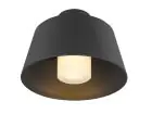 SLV Photoni Aluminium Negro | Apta para 1x E27