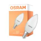 Osram Classic LED E14 Vela Mate 7.5W 806lm - 840 Blanco Frio | Reemplazo 60W