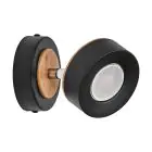 Ledvance LED Decor Foco Pluto Acero Negro 4.8W 300lm - 830 Luz Cálida